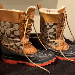 Coach rain boots